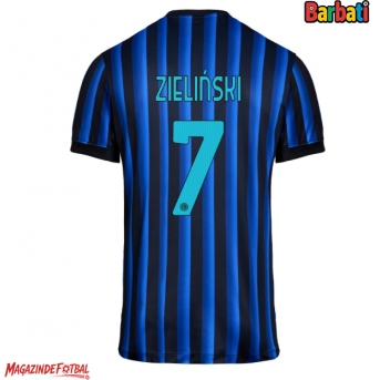 Inter Milan Piotr Zielinski #7 Tricou Fotbal Replică 2025-26 Barbati Acasa